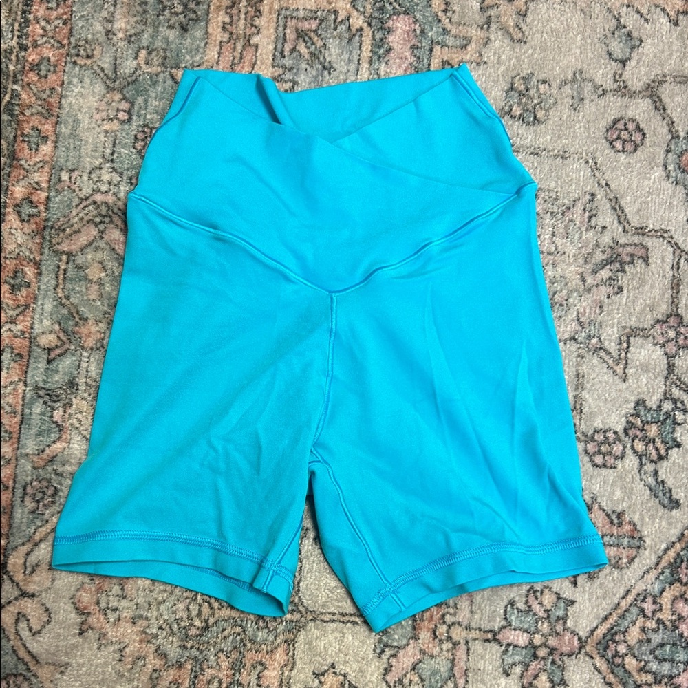 Aerie Vibrant Blue Bike Shorts